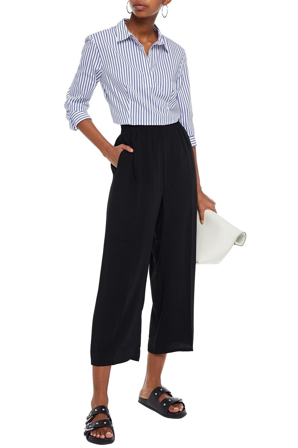 MM6 MAISON MARGIELA Cady wide-leg pants