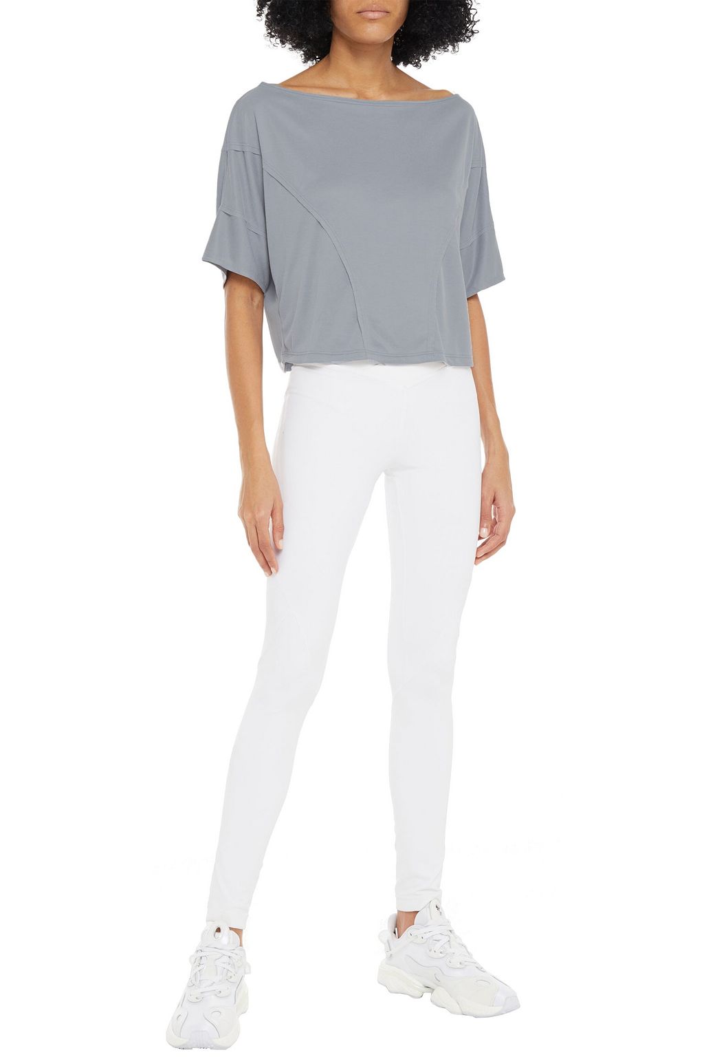 KORAL Marlow cropped modal-blend top
