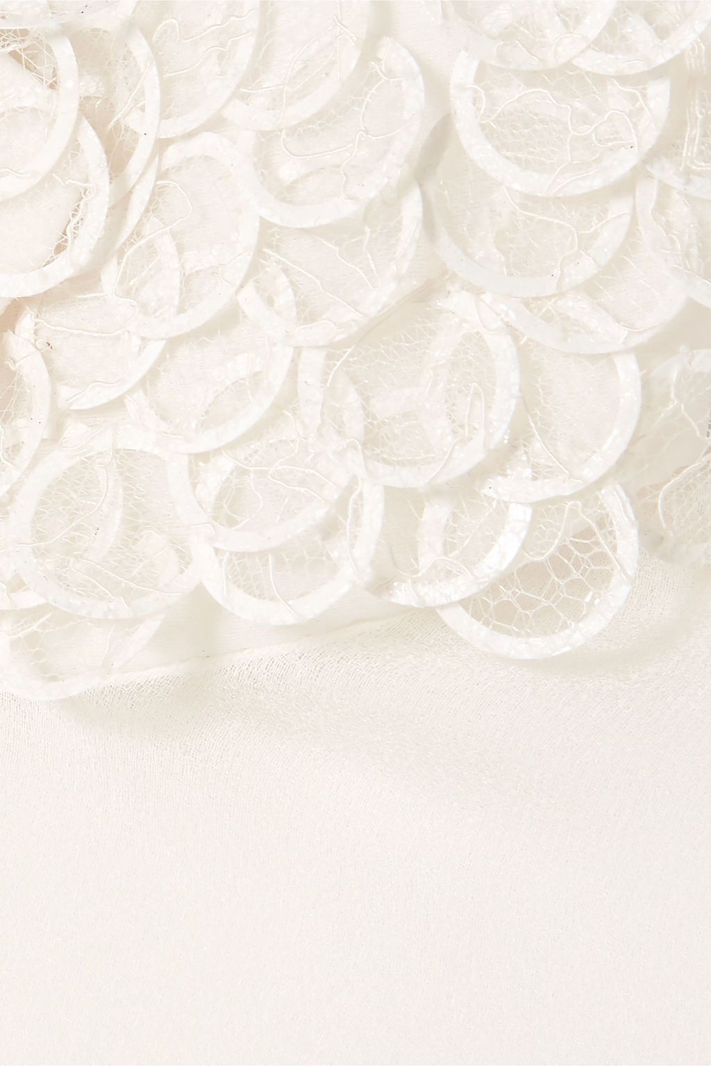 THE ROW Sarabee Bluse aus Chiffon mit Stickereien