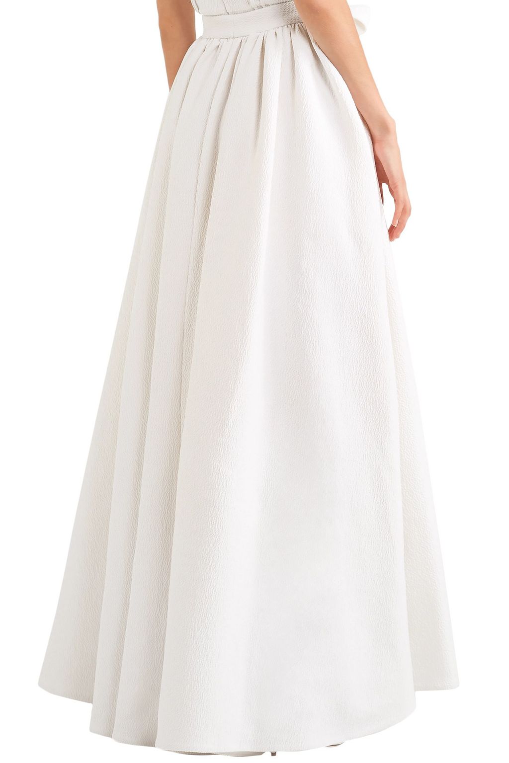 EMILIA WICKSTEAD Sorrento cloqué wrap maxi skirt