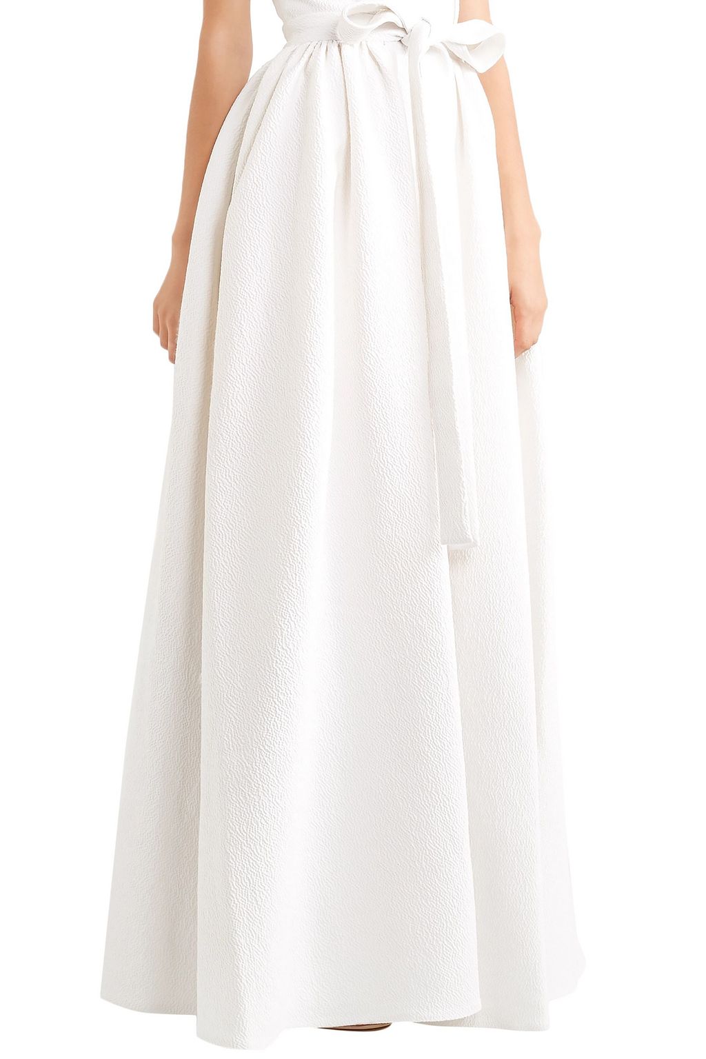 EMILIA WICKSTEAD Sorrento cloqué wrap maxi skirt