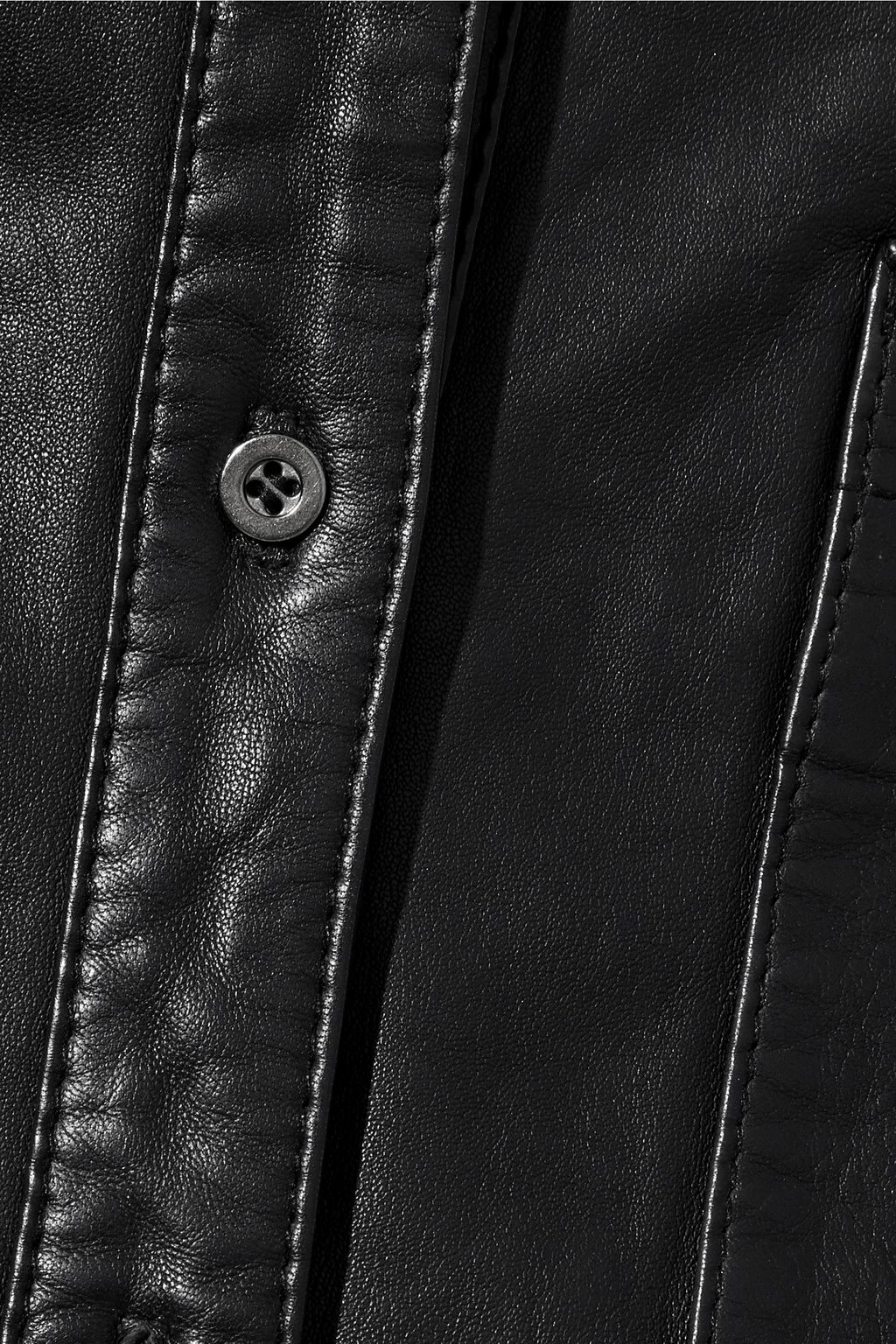 WALTER BAKER Leather shirt