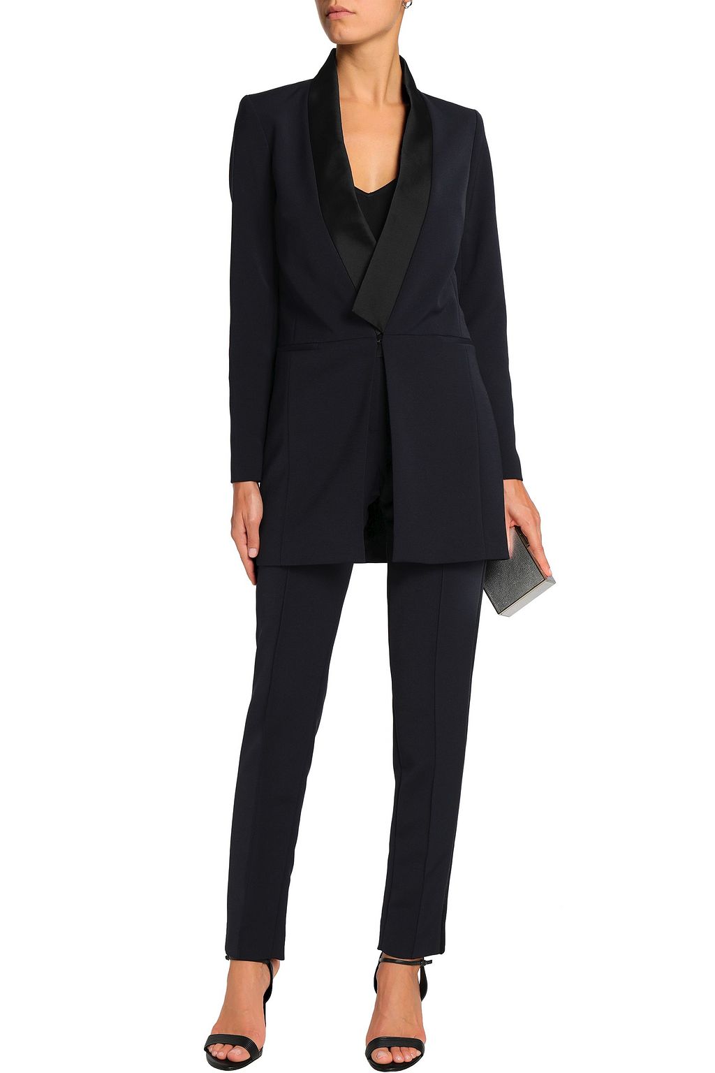 AMANDA WAKELEY Two-tone woven blazer
