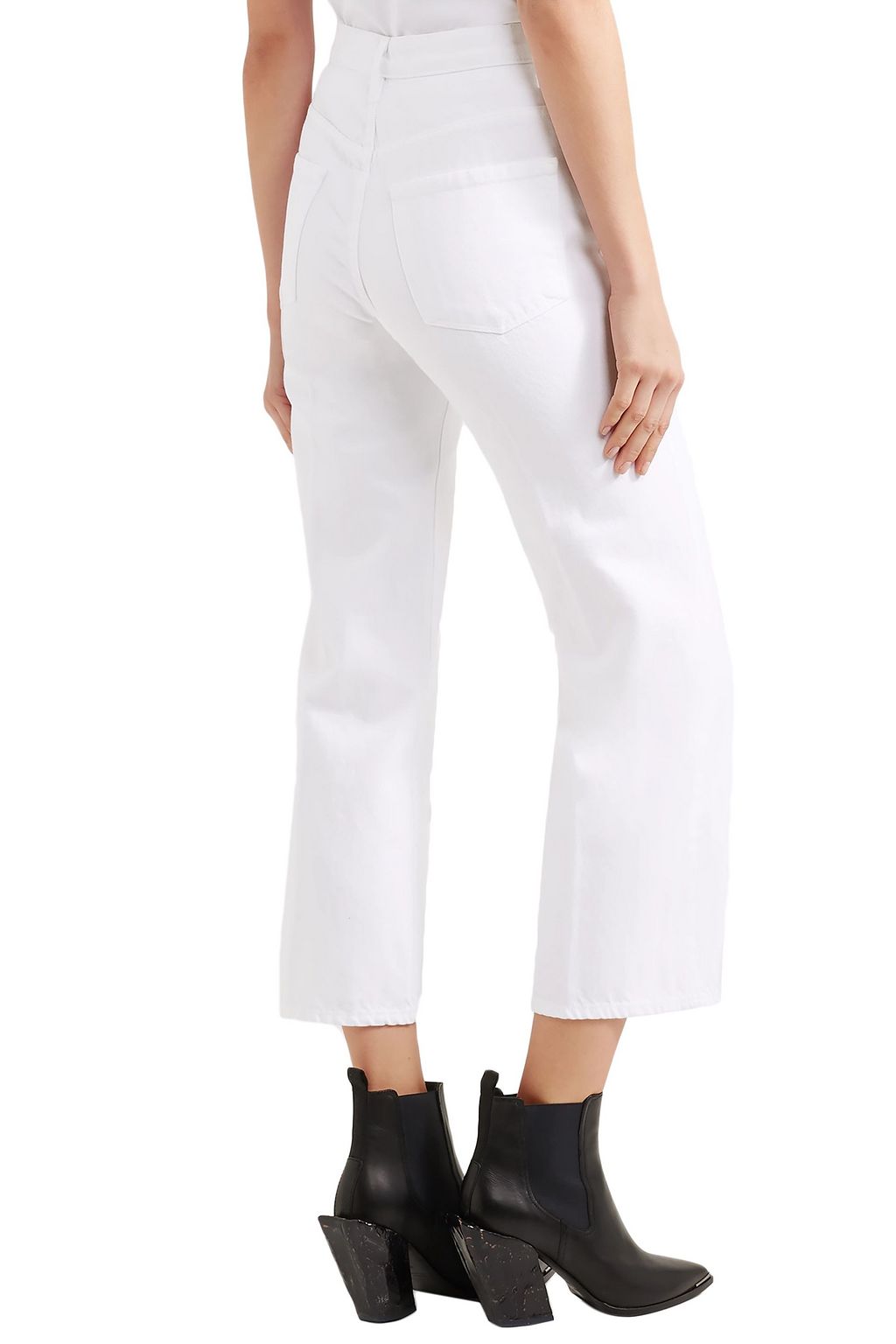 J BRAND Joan cropped high-rise wide-leg jeans