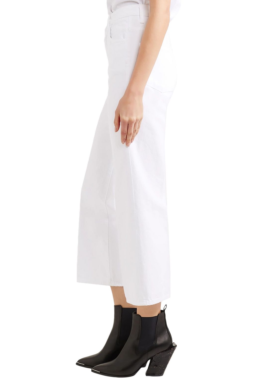 J BRAND Joan cropped high-rise wide-leg jeans