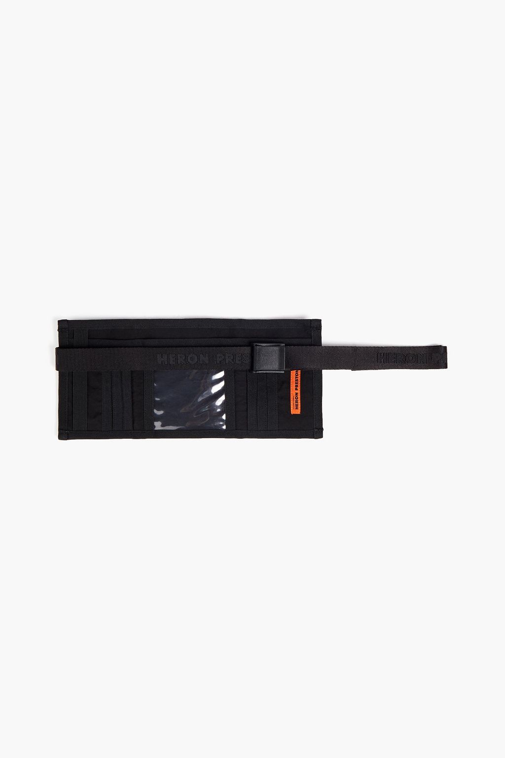 HERON PRESTON Appliquéd twill wallet