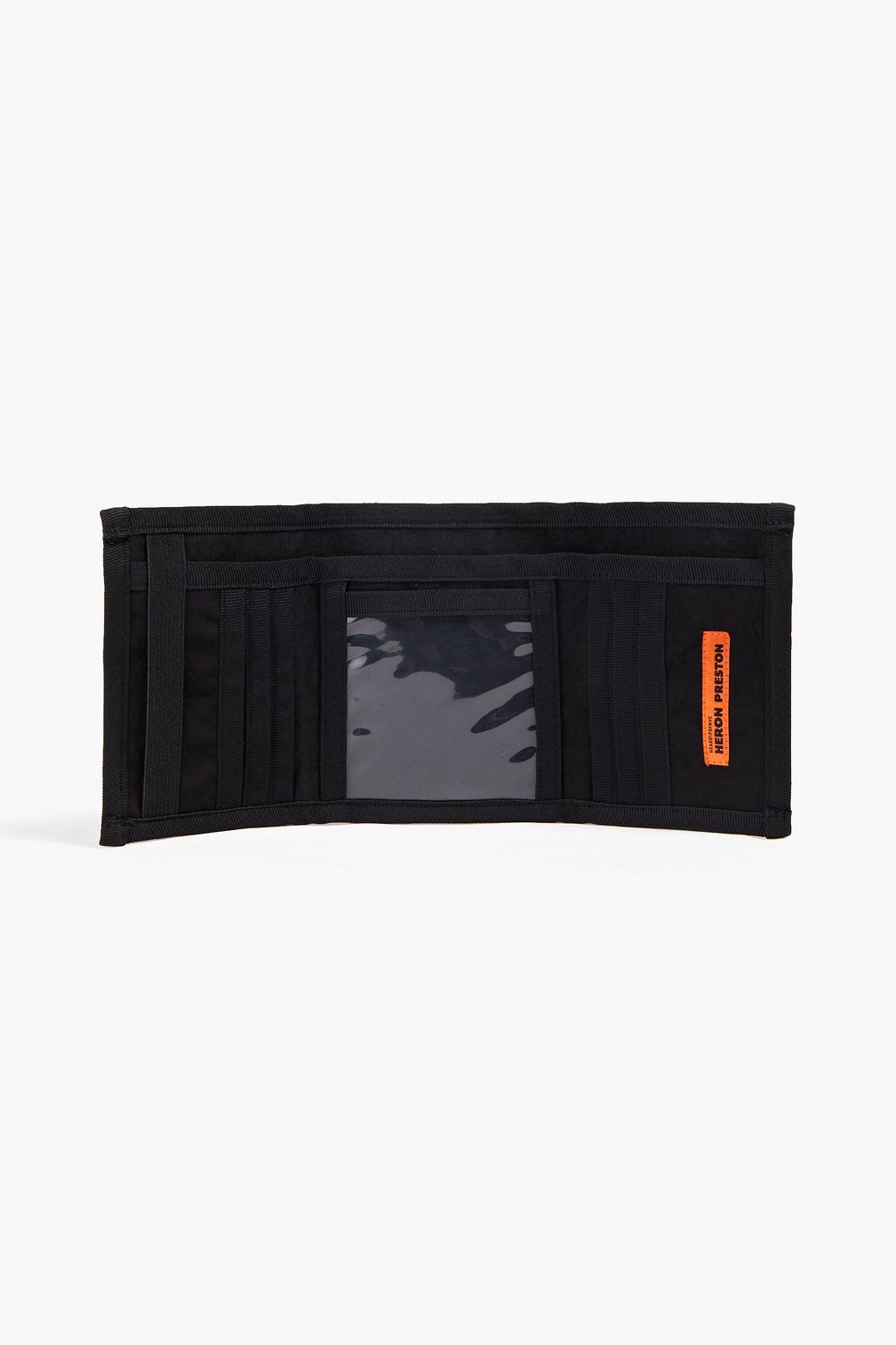 HERON PRESTON Appliquéd twill wallet