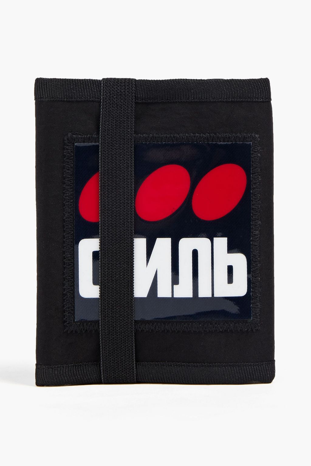 HERON PRESTON Appliquéd twill wallet