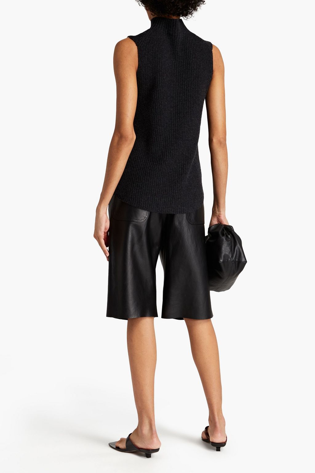 THEORY Ribbed cashmere top