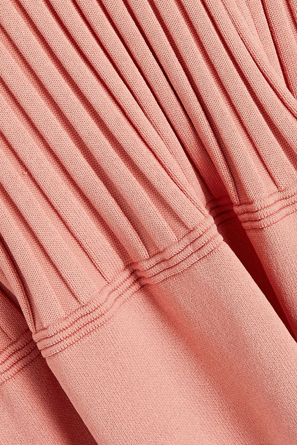 THEORY Flared ribbed-knit top