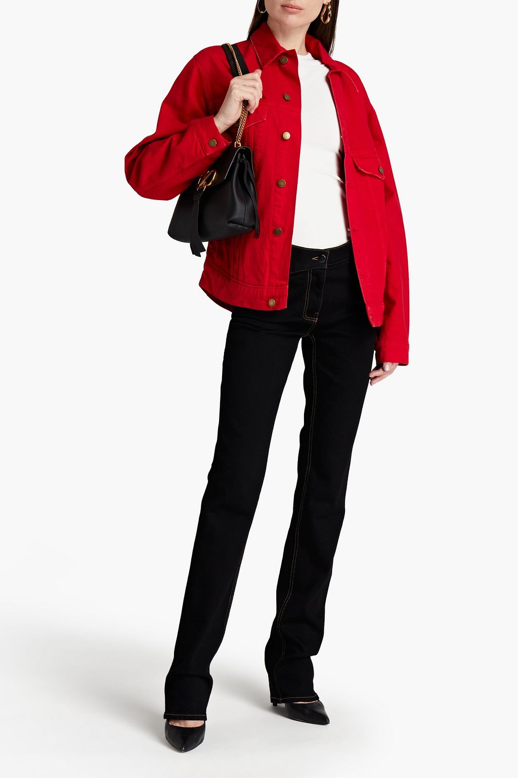 VALENTINO GARAVANI Mid-rise straight-leg jeans