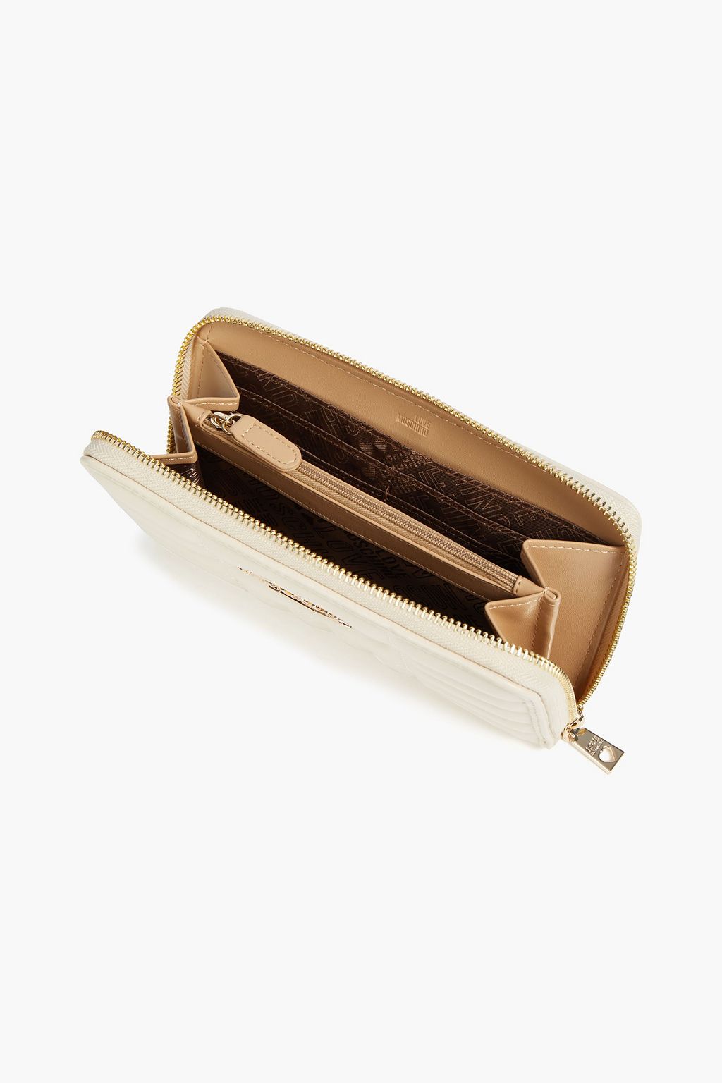 LOVE MOSCHINO Quilted faux leather wallet