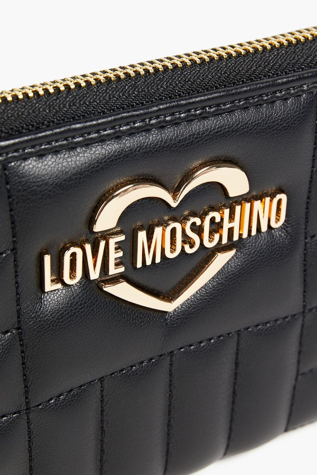 LOVE MOSCHINO Quilted faux leather wallet
