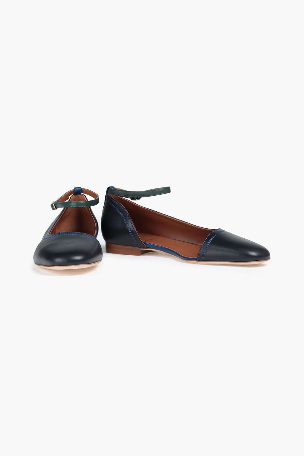 MALONE SOULIERS Rowena leather ballet flats