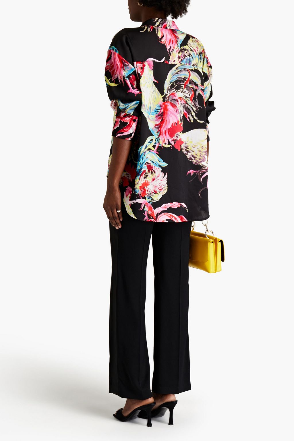 MSGM Printed twill shirt