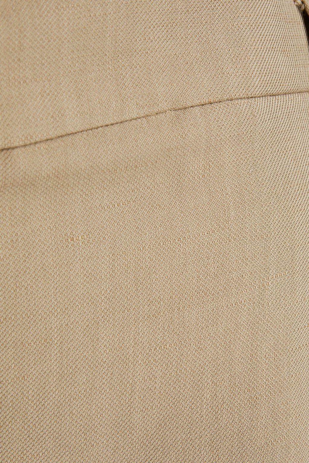 BRUNELLO CUCINELLI Slub twill straight-leg pants