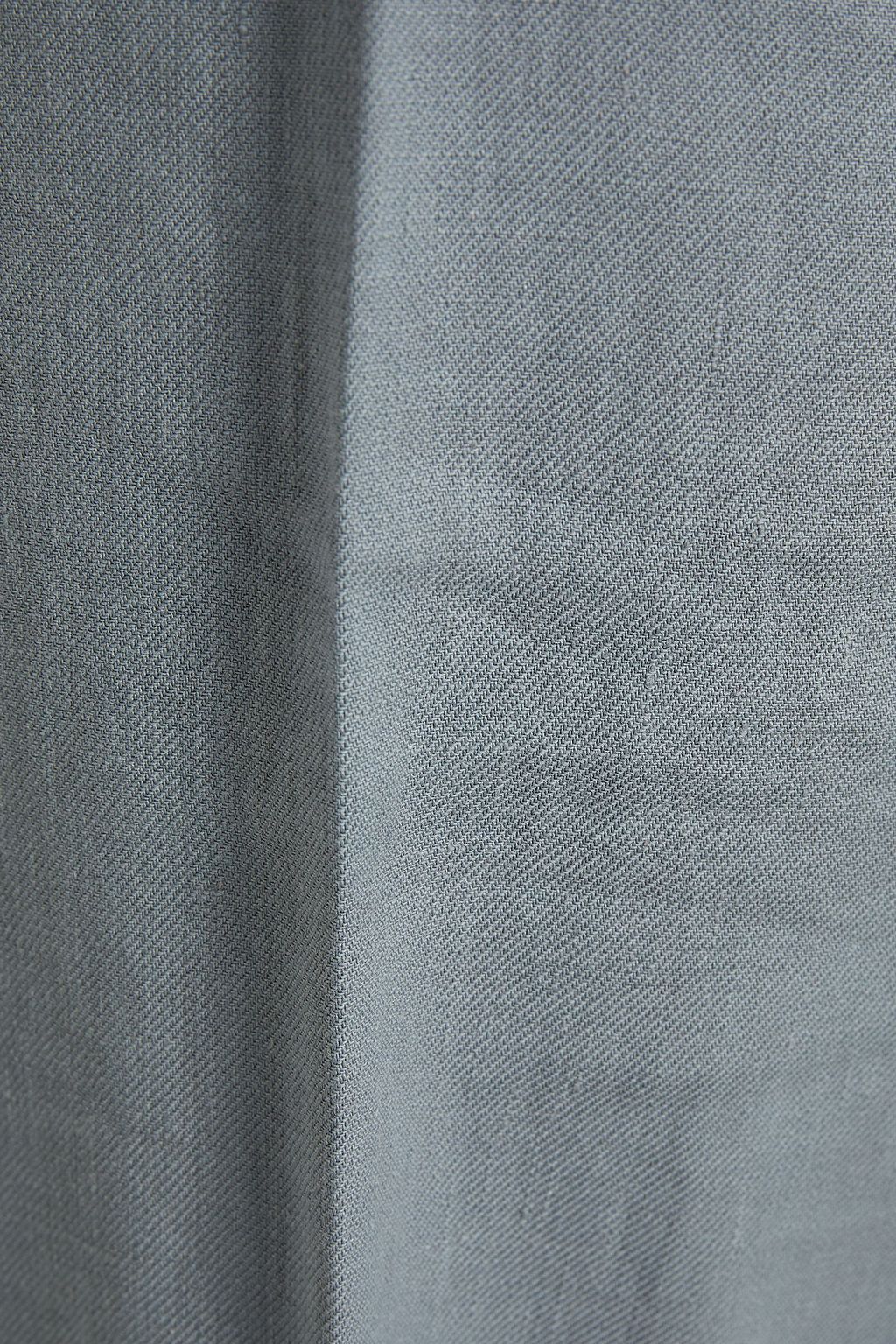 BRUNELLO CUCINELLI Linen-blend twill tapered pants