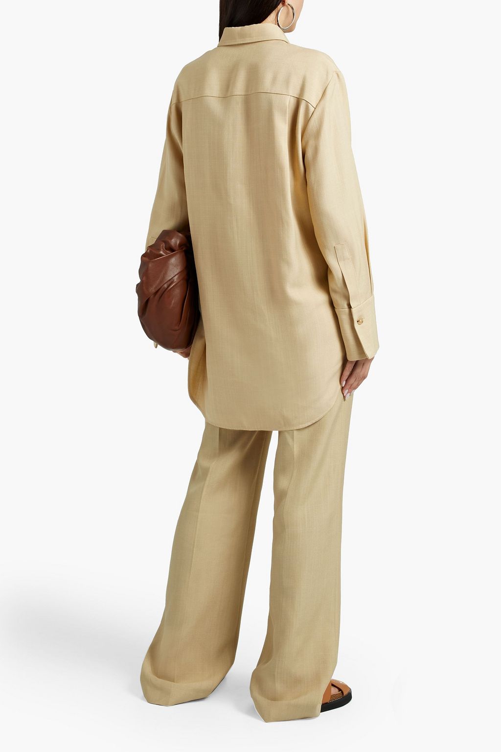 JOSEPH Morissey shantung wide-leg pants