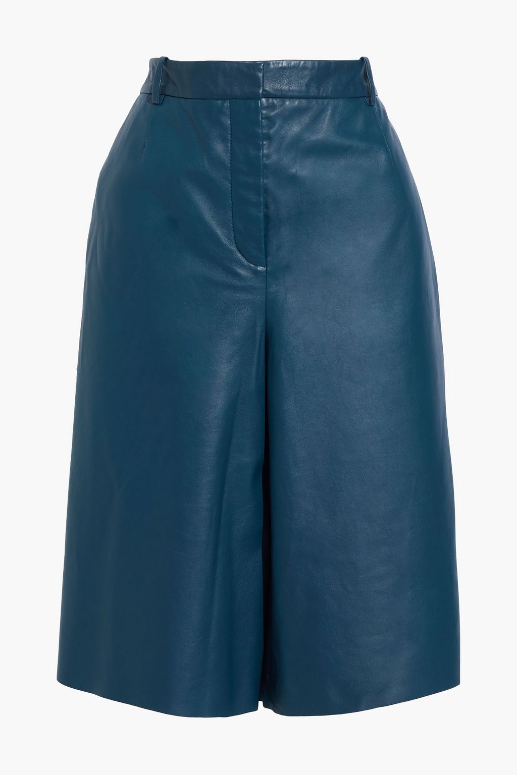 Storm blue Teresa leather shorts | Sale 
