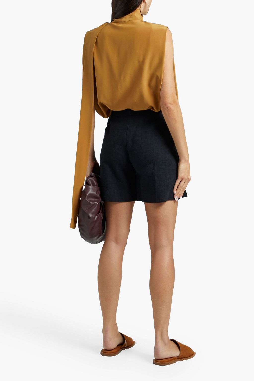 JOSEPH Tallin cotton-jacquard shorts