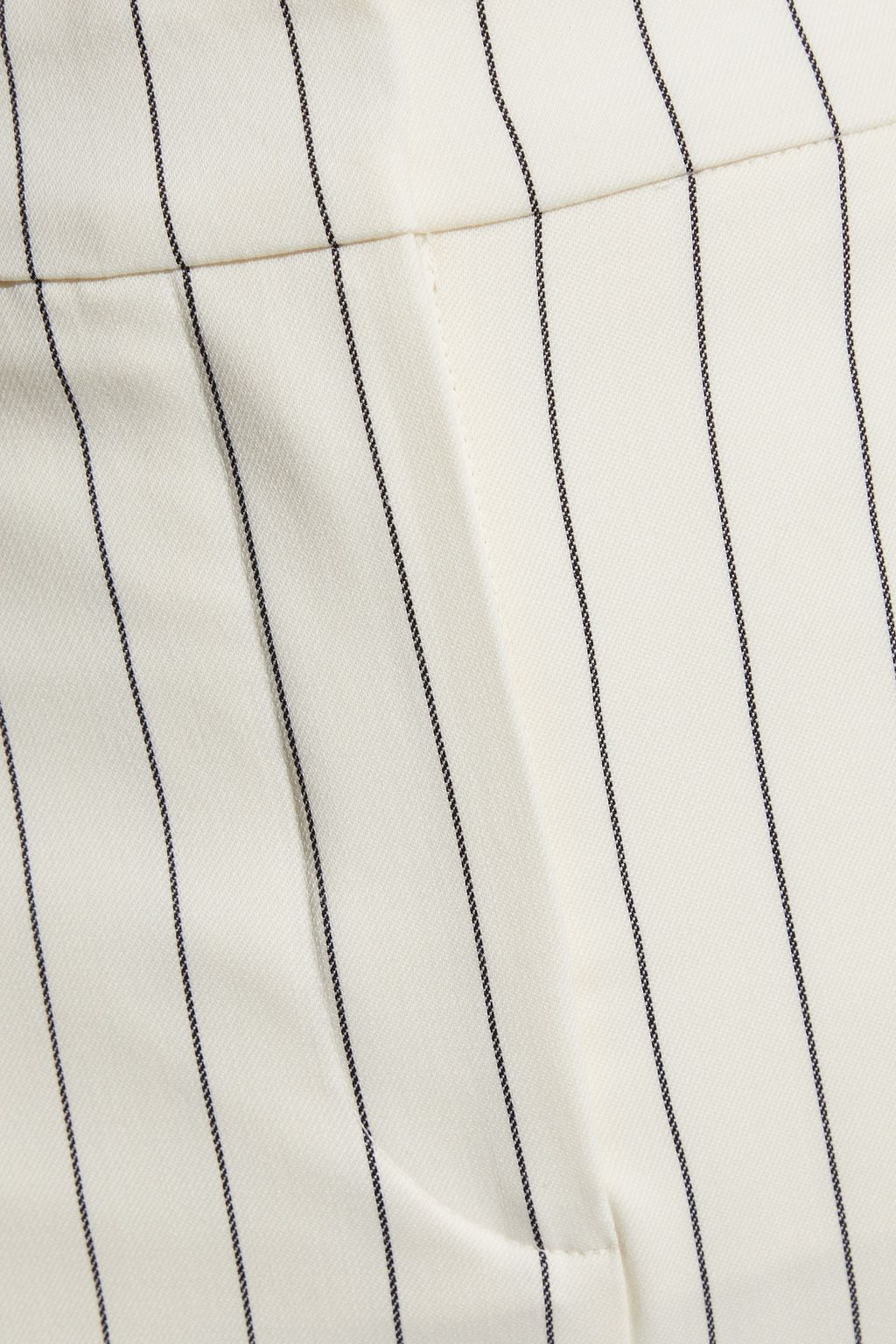 JOSEPH Cropped pinstriped wool-blend straight-leg pants