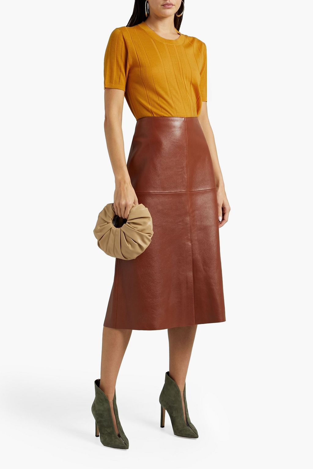 JOSEPH Ribbed wool-blend top