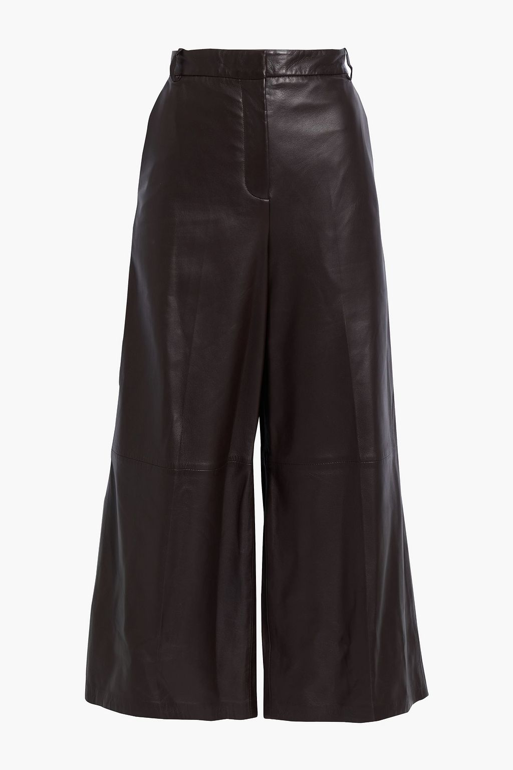 Dark brown Tuba cropped leather wide 