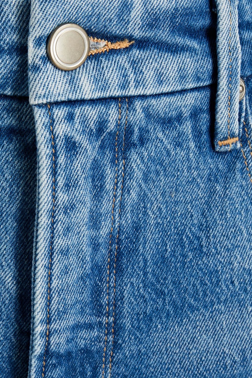 GOOD AMERICAN Distressed high-rise skinny jeans
