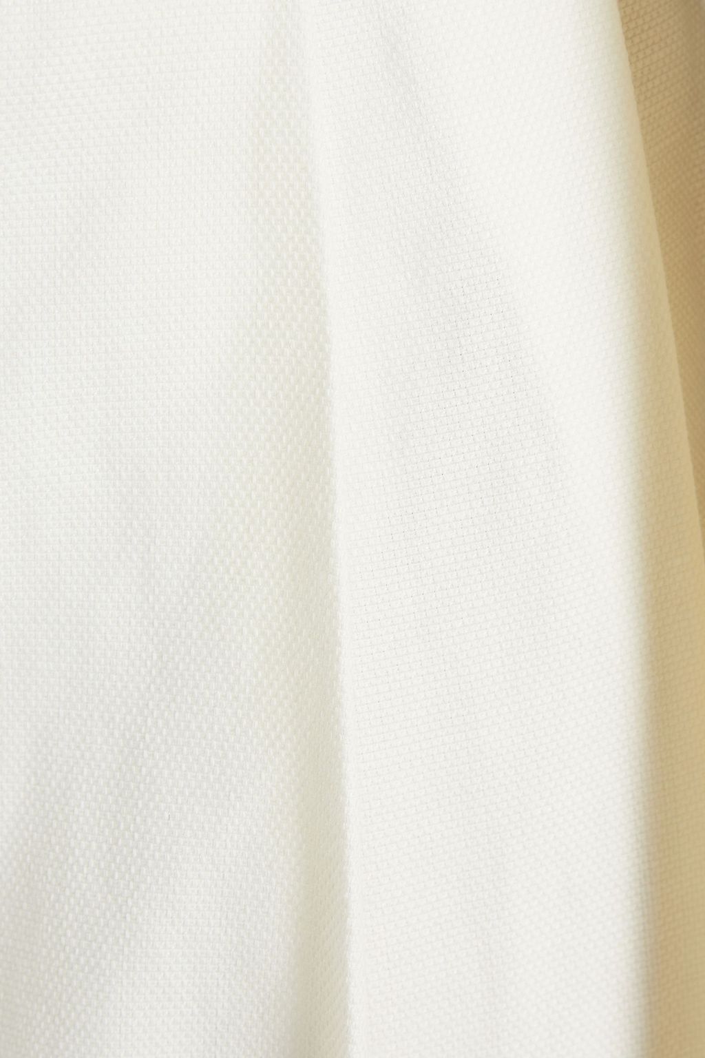 BRUNELLO CUCINELLI Belted cotton and linen-blend piqué tapered pants