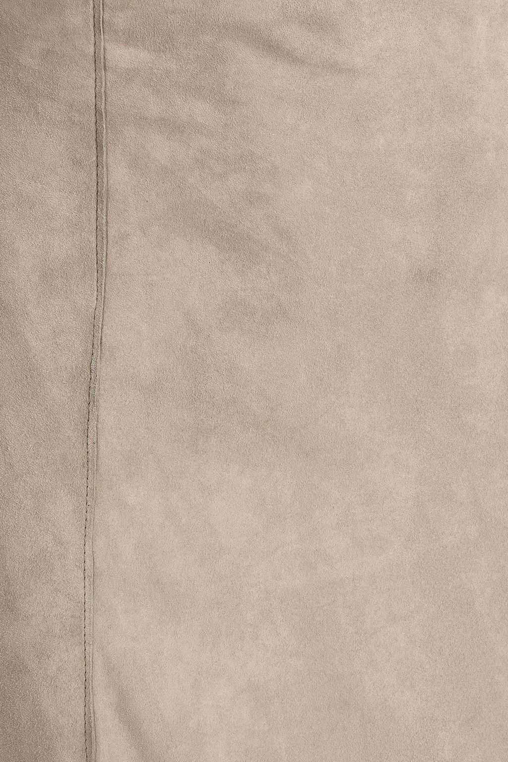 BRUNELLO CUCINELLI Midirock aus Veloursleder