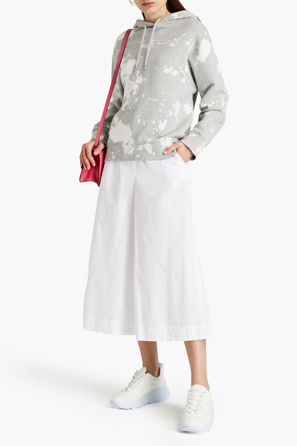 MSGM Cotton-poplin culottes