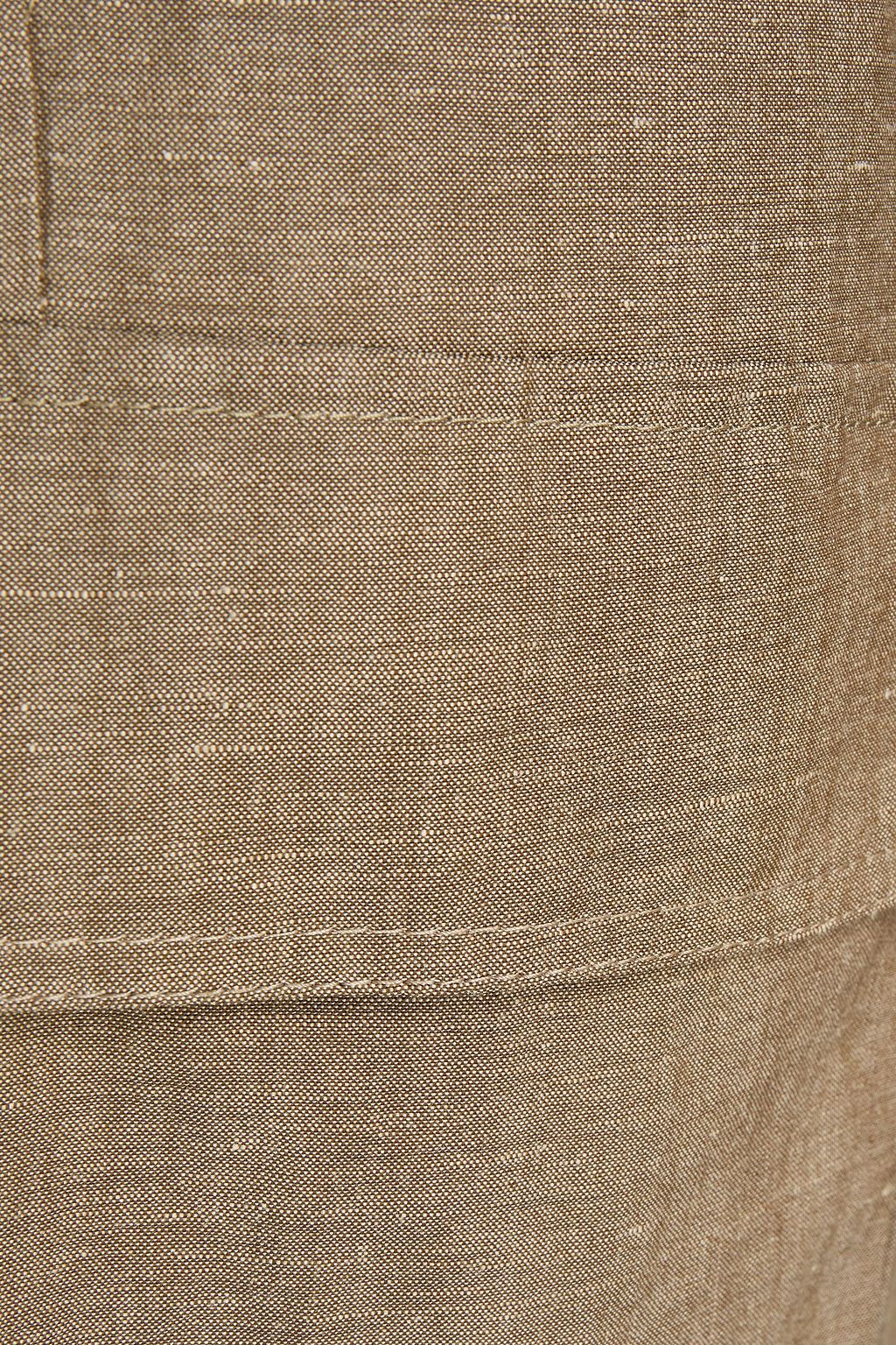 BRUNELLO CUCINELLI Melierte Cargohose aus einer Woll-Leinenmischung