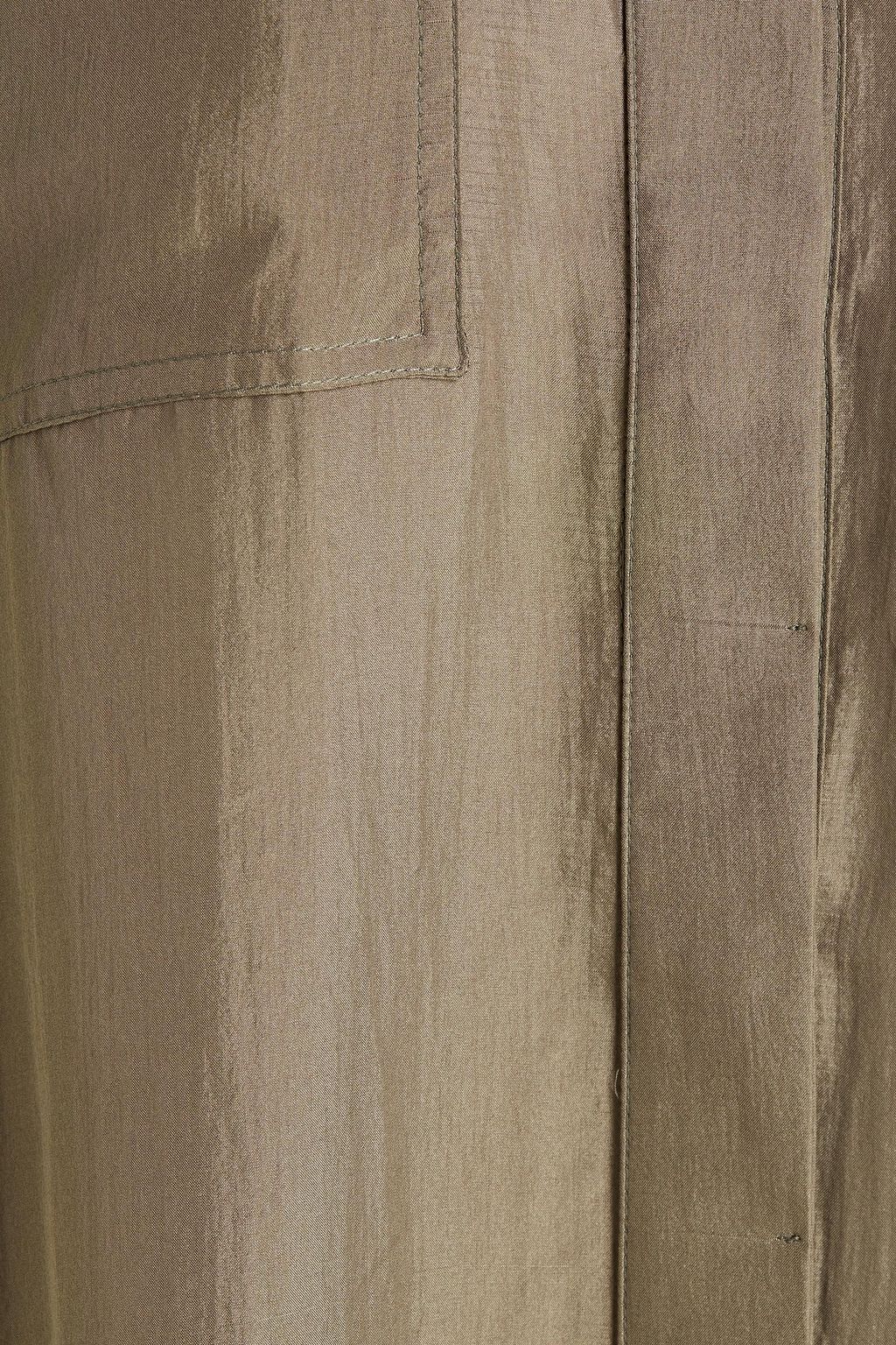 BRUNELLO CUCINELLI Bead-embellished silk shirt