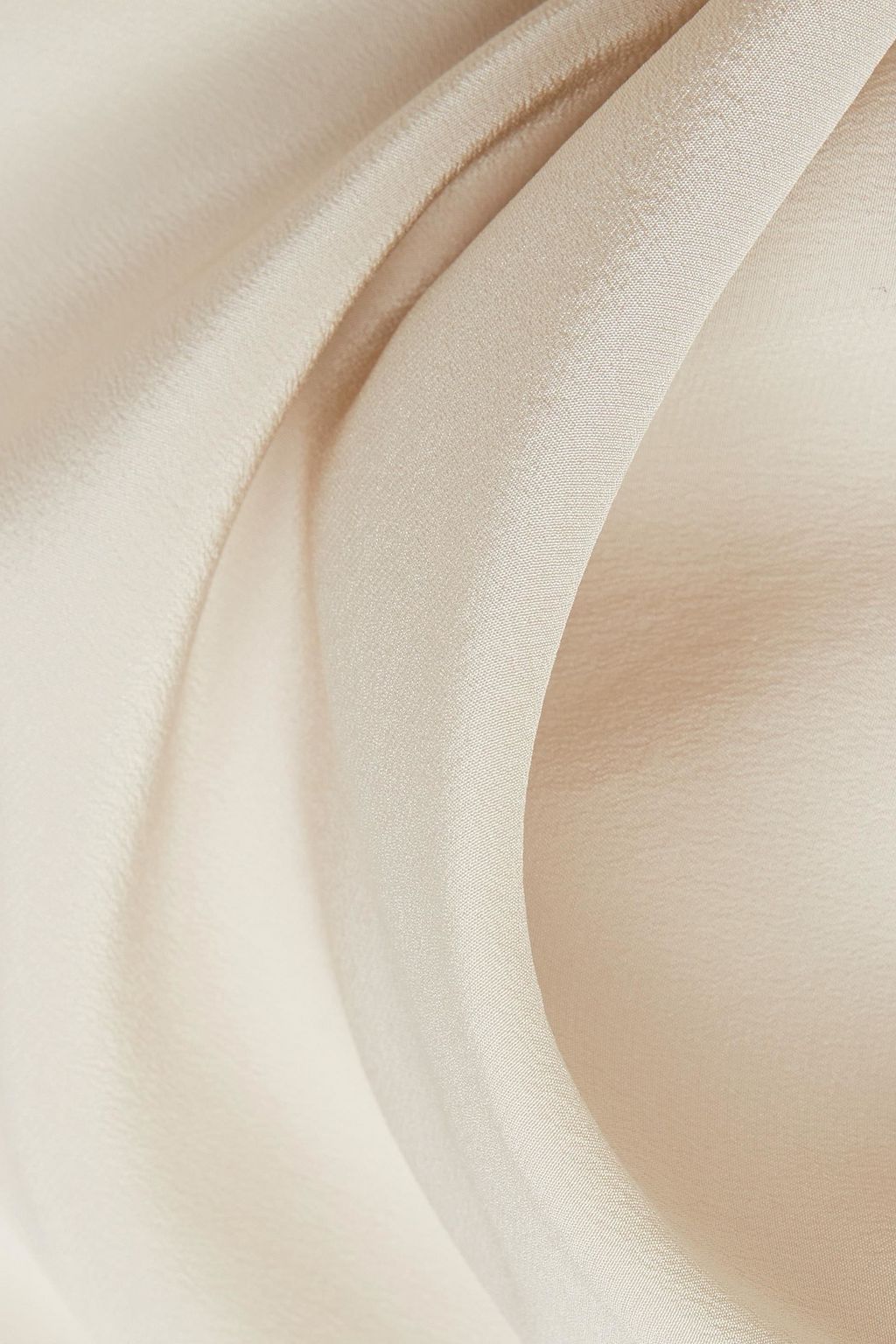 BRUNELLO CUCINELLI Bead-embellished silk crepe de chine blouse