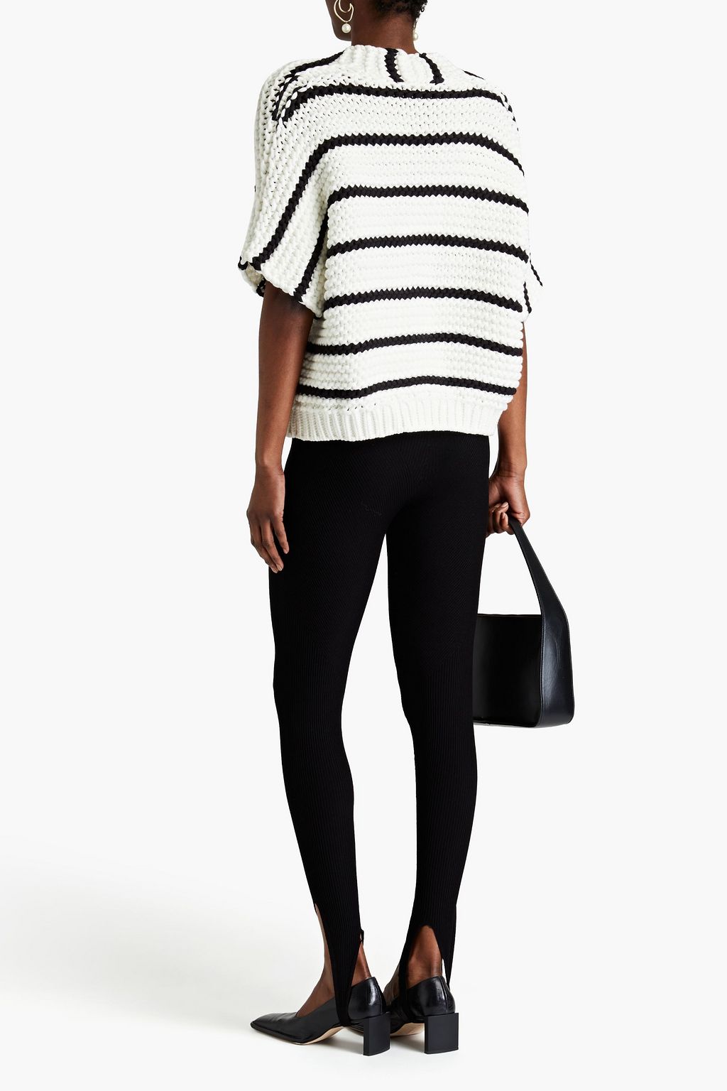 BRUNELLO CUCINELLI Striped cotton-blend cardigan
