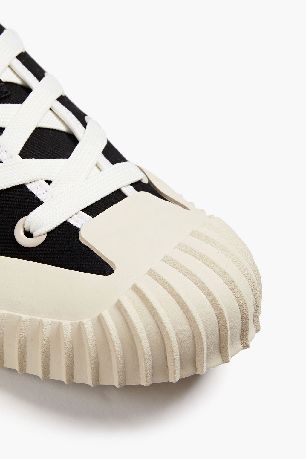 ACNE STUDIOS Logo-appliquéd canvas sneakers