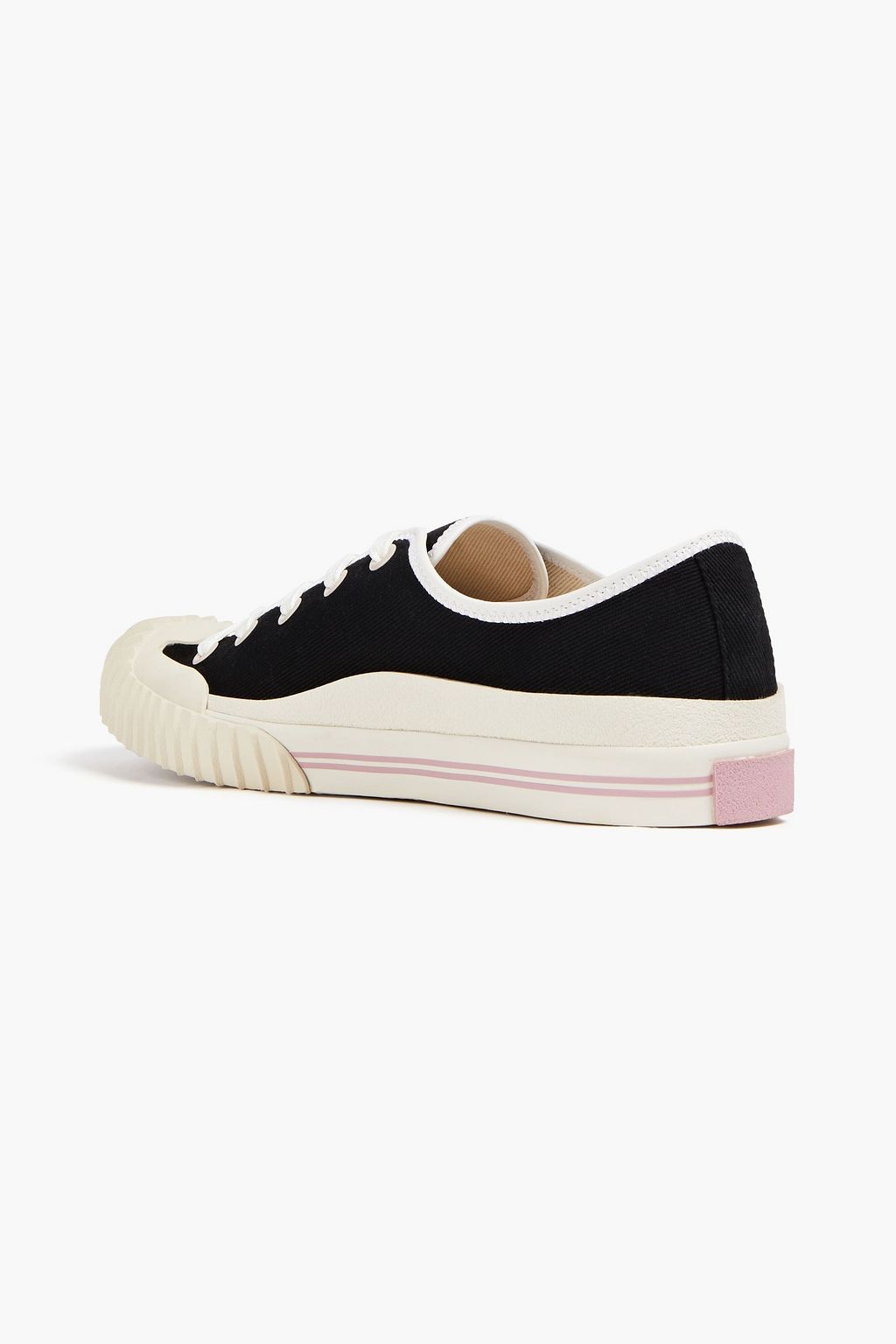 ACNE STUDIOS Logo-appliquéd canvas sneakers