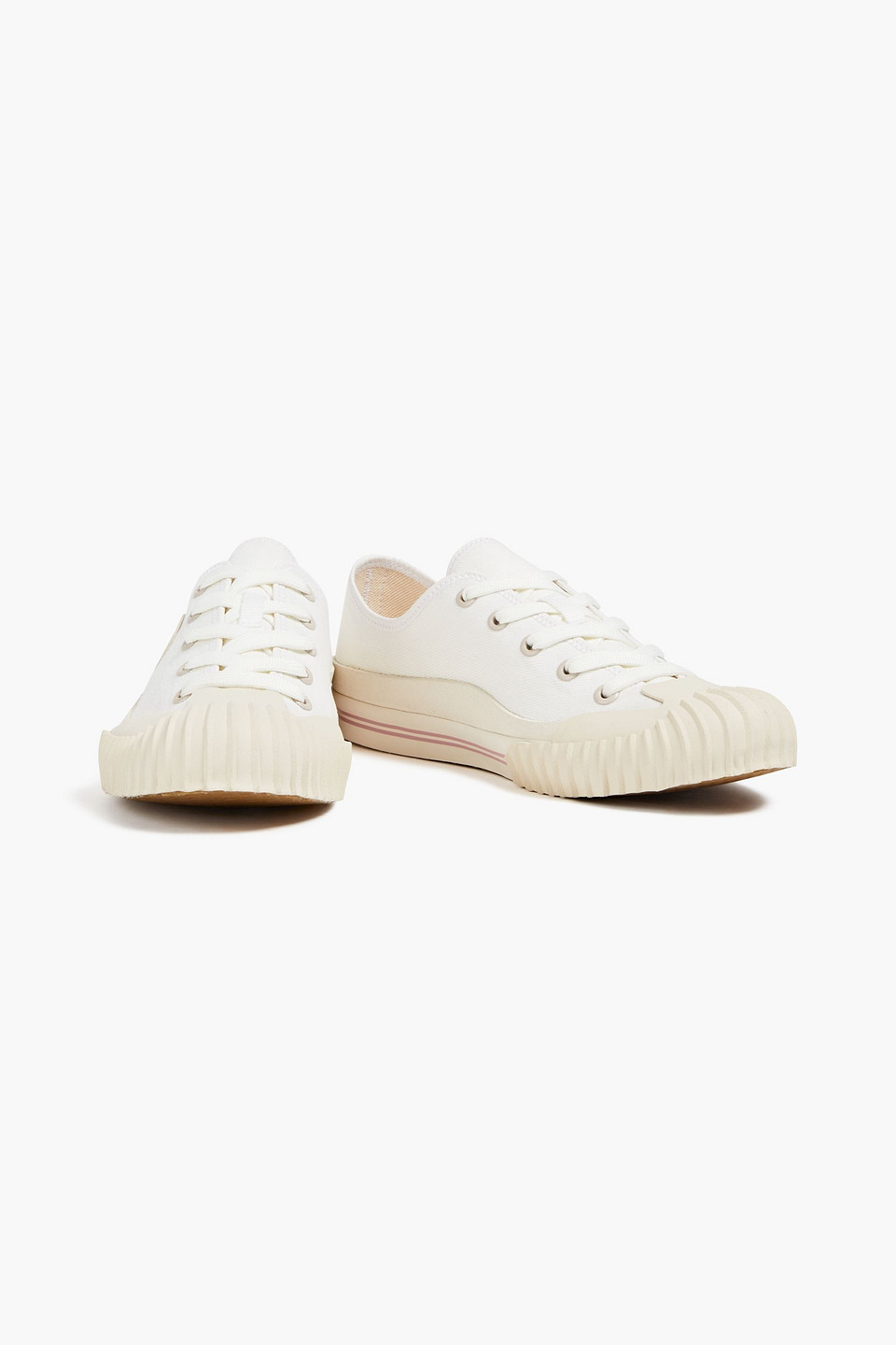 Acne Studios Man Logo-appliquéd Canvas Trainers