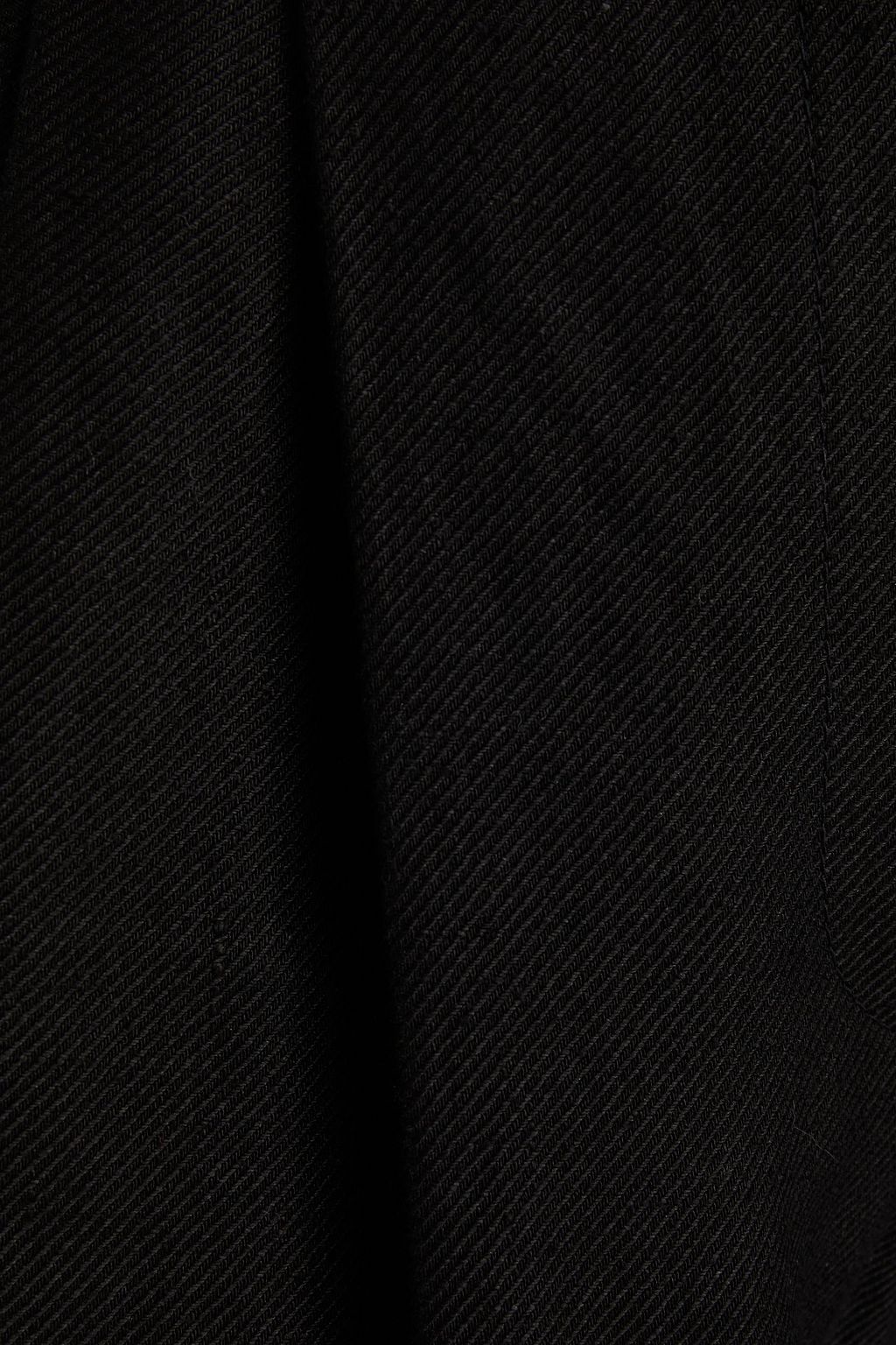 BRUNELLO CUCINELLI Karottenhose aus Leinen mit Falten und Zierperlen