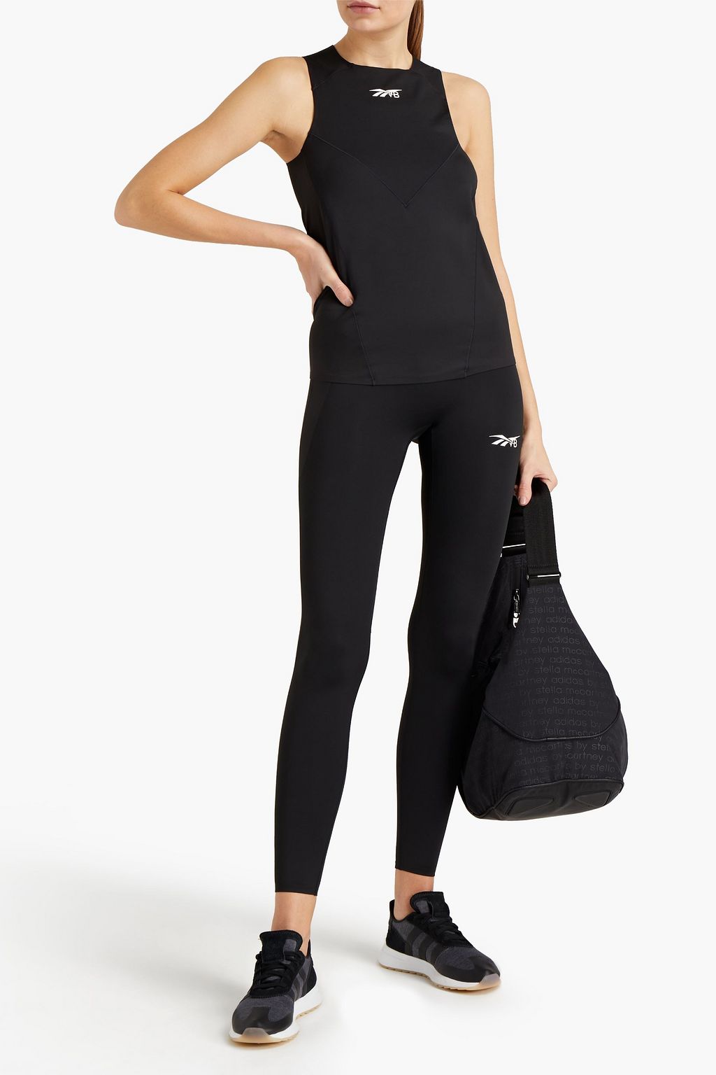 REEBOK X VICTORIA BECKHAM Printed stretch tank