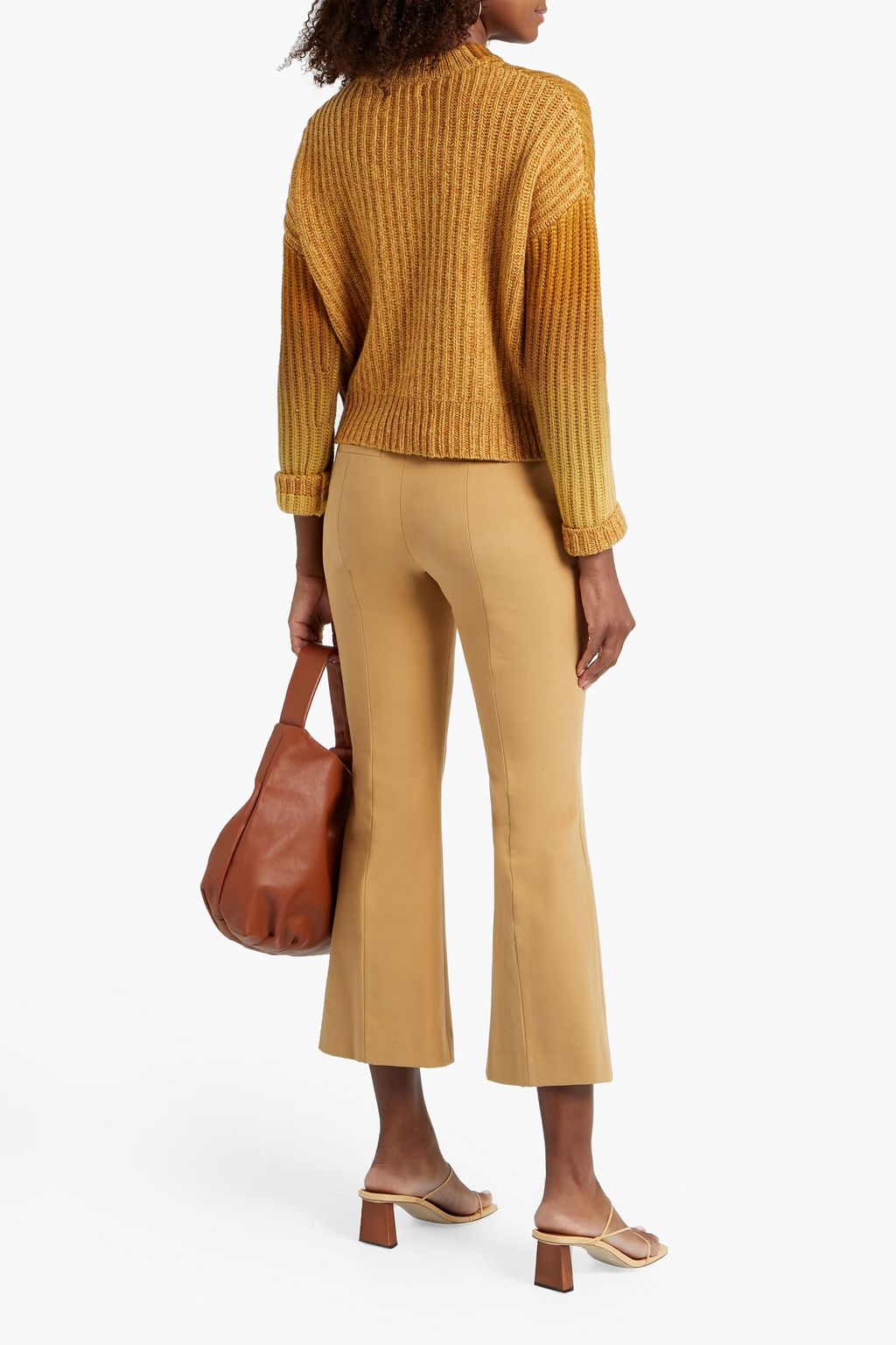 JOSEPH Teller stretch-cotton kick-flare pants