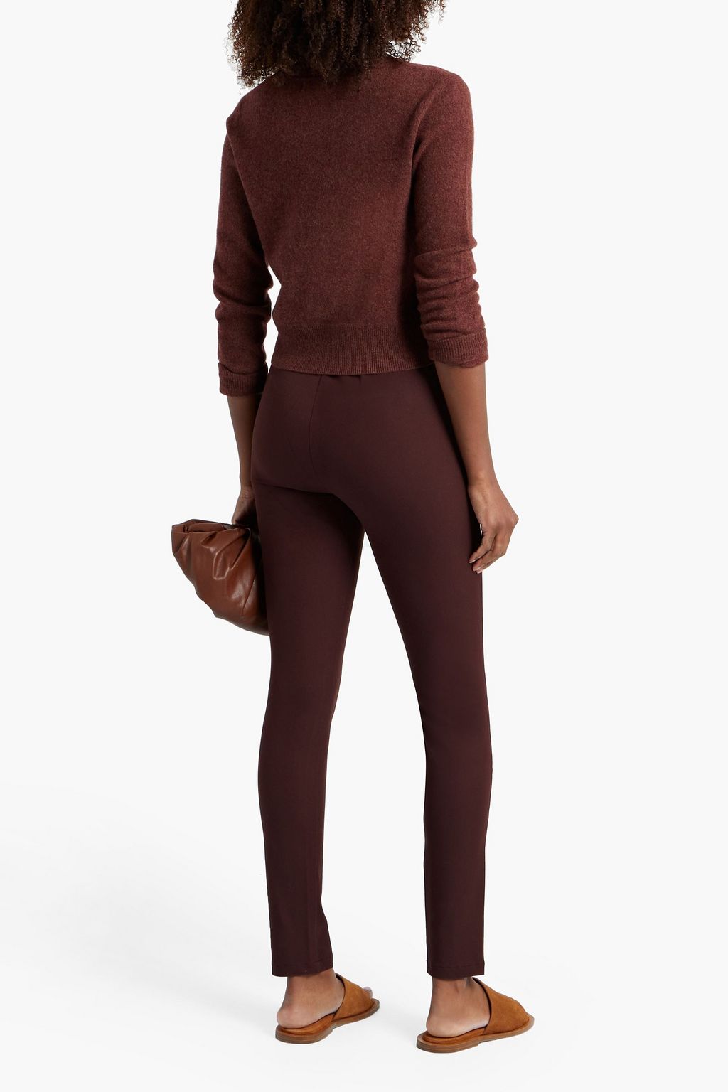 JOSEPH Stretch-twill slim-leg pants