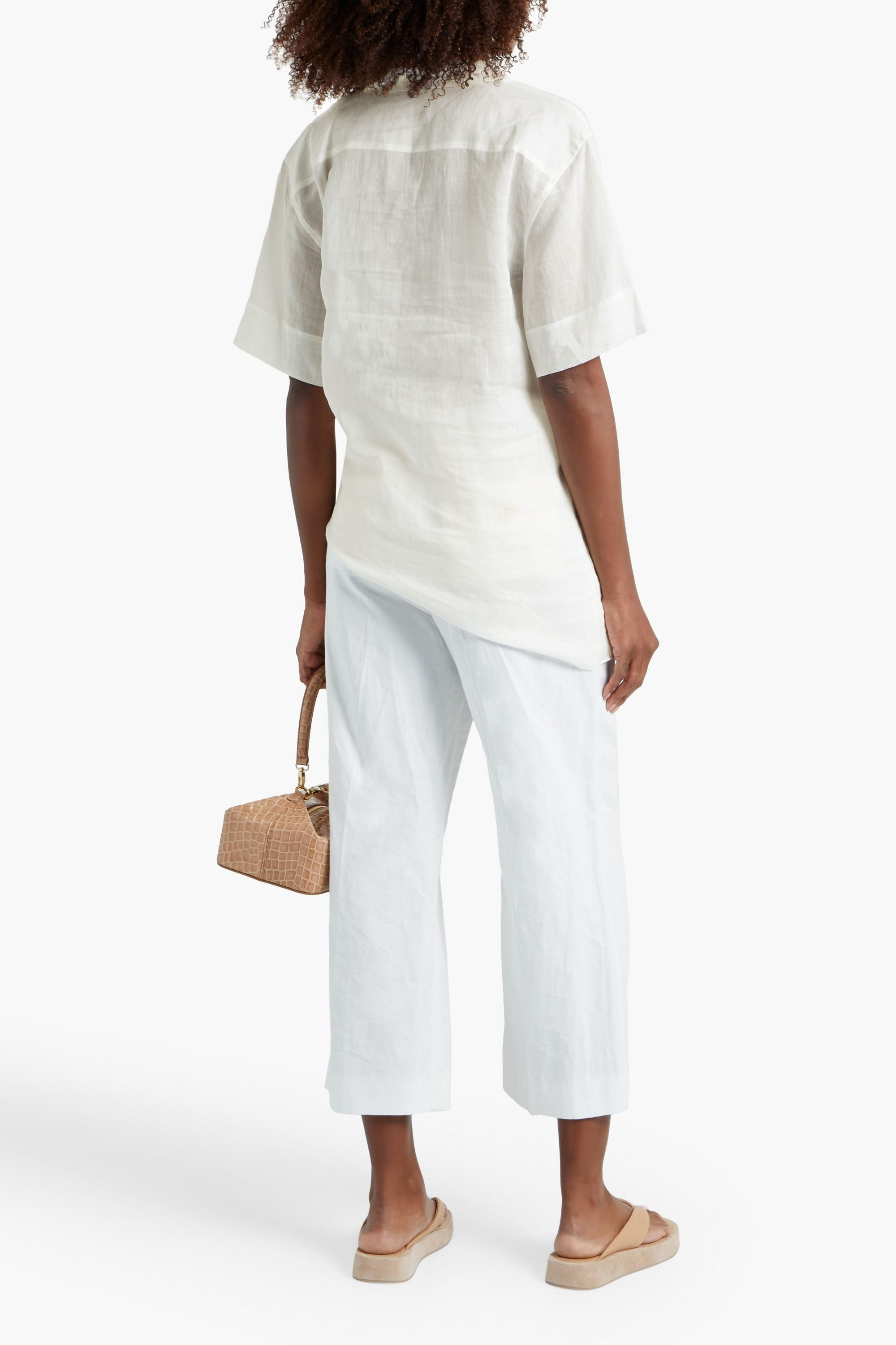 JOSEPH Brani ramie-voile shirt thumbnail
