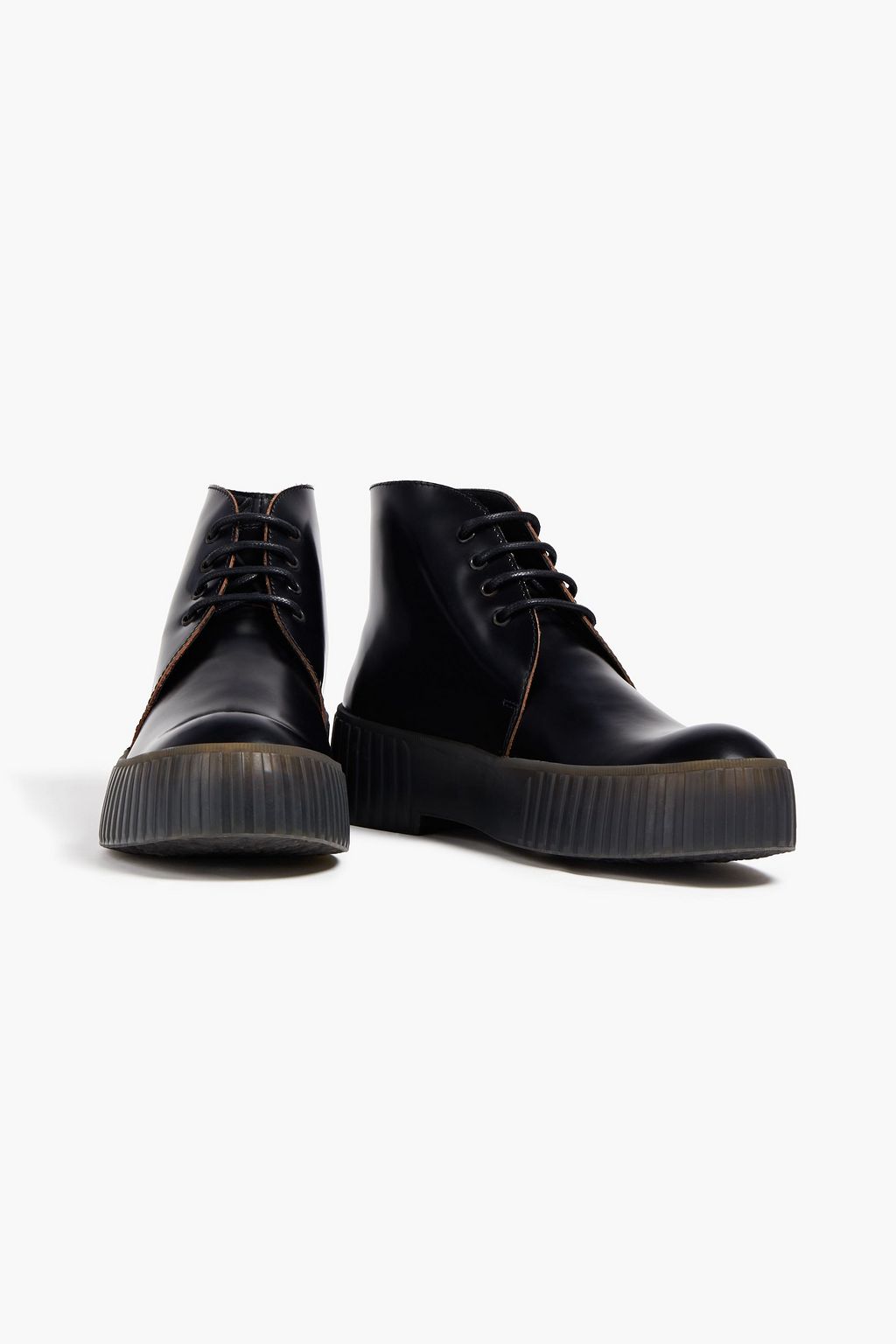ACNE STUDIOS Brushed leather brogue boots