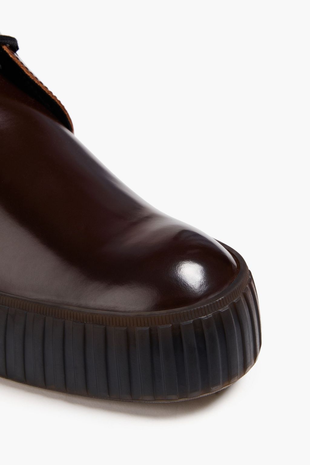 ACNE STUDIOS Brushed leather brogue boots