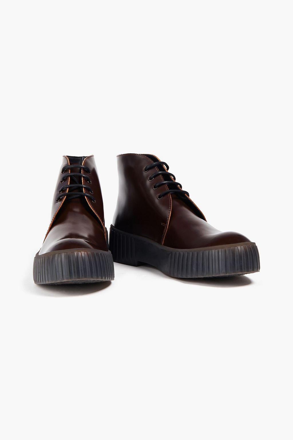 ACNE STUDIOS Brushed leather brogue boots