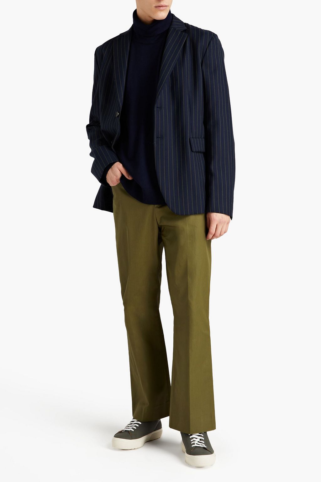 ACNE STUDIOS Pinstriped twill blazer