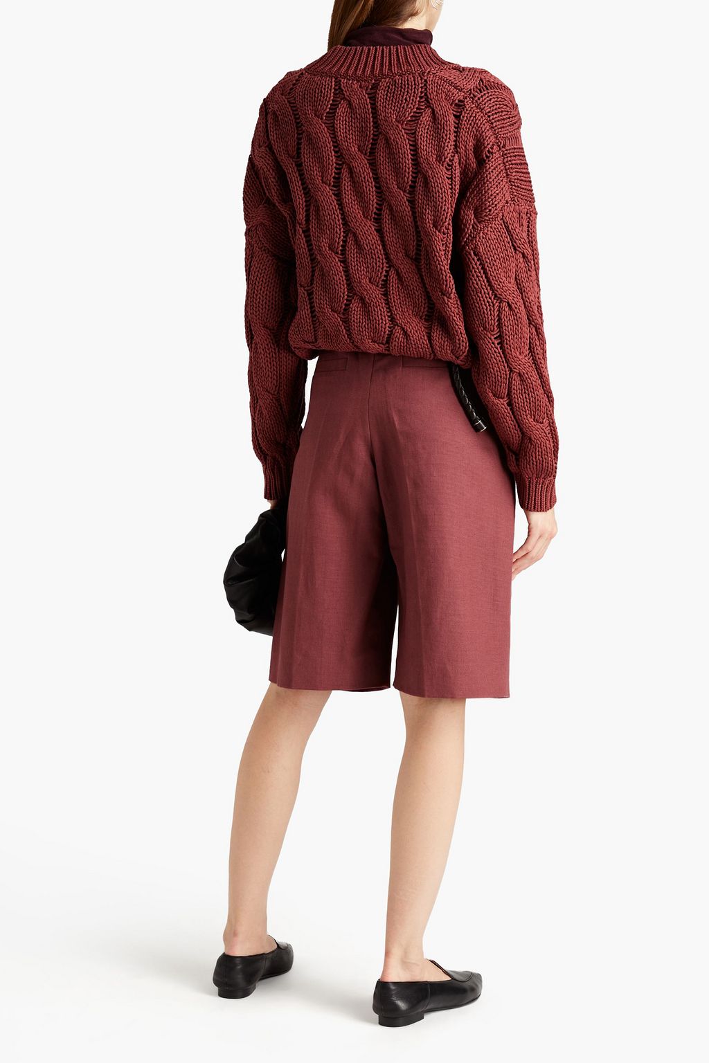 BRUNELLO CUCINELLI Cable-knit cotton sweater
