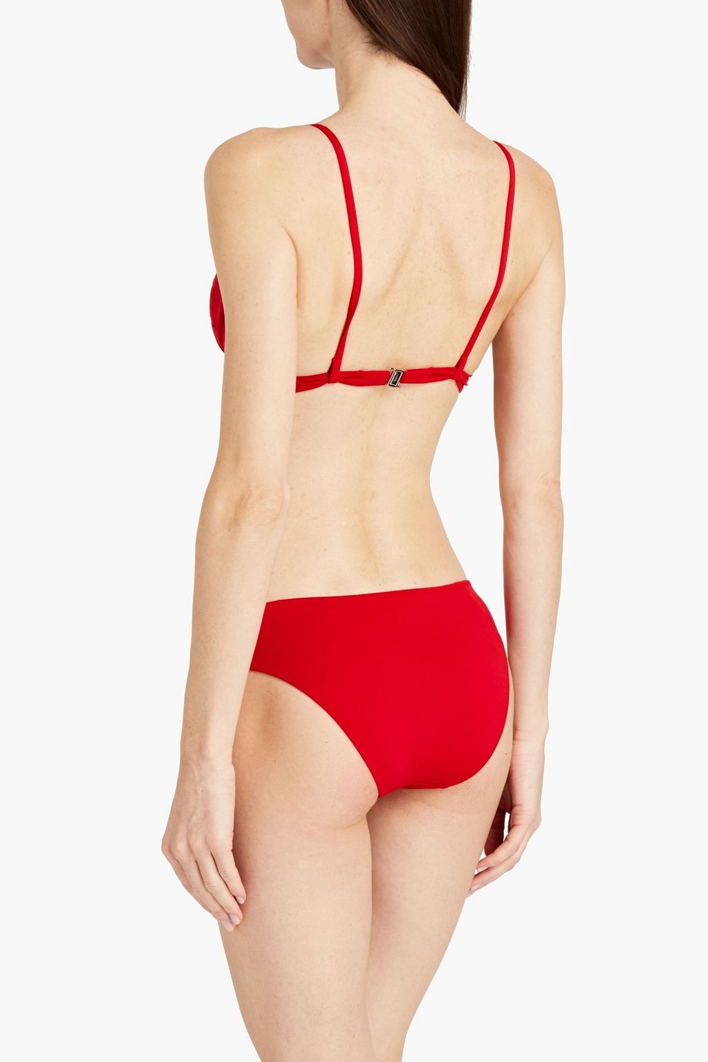 LA PERLA Mesh-trimmed low-rise bikini briefs