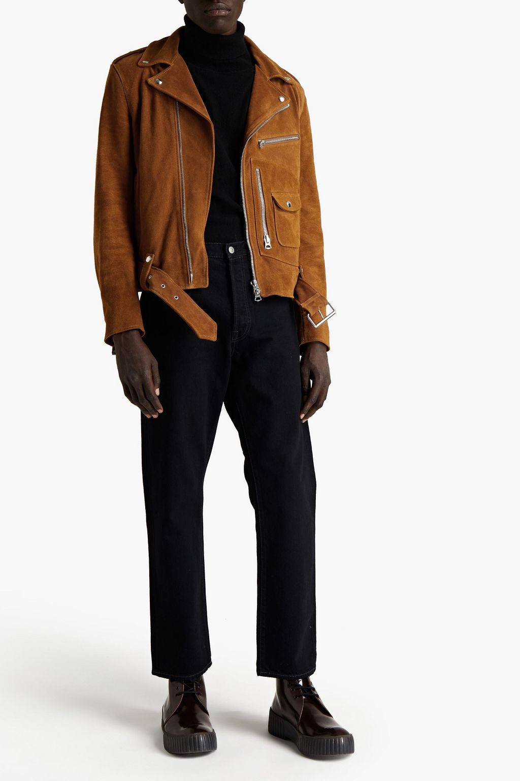 ACNE STUDIOS Suede biker jacket